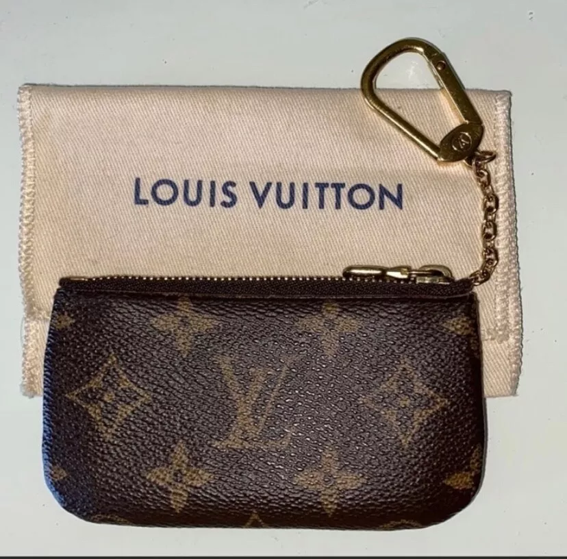 AUTHENTIC Louis Vuitton zip keychain wallet