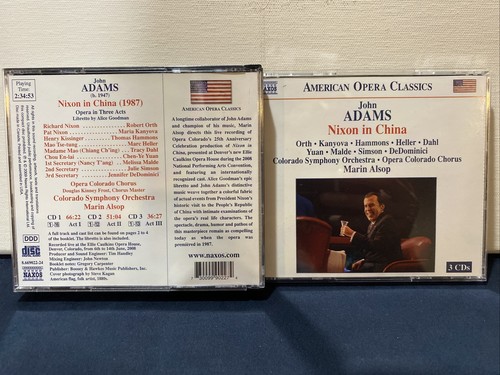 JOHN ADAMS KANYOVA HELLER DAHL ALSOP COLORADO ORCHESTRA: NIXON IN CHINA CD! MINT - Picture 2 of 13