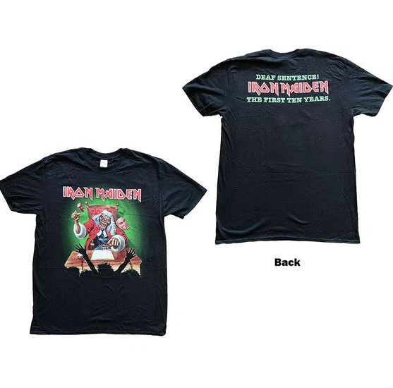 Iron Maiden Deaf Sentence Unisex T-Shirt Double Sided