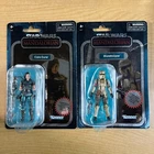 Star Wars The Vintage Collection CARBONIZED Shoretrooper & Cara Dune 3.75'' NIB