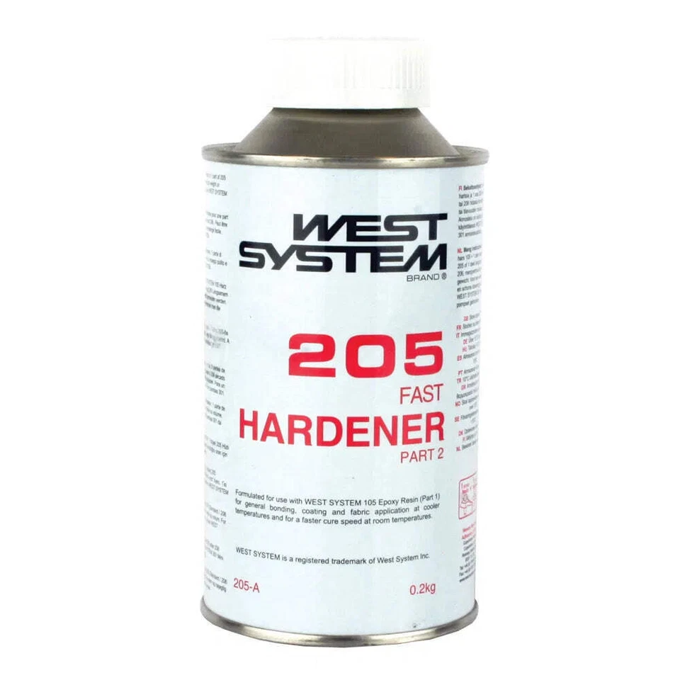 West System 205 Epoxy Fast Curing Hardener Repair Kit Boat Yacht Marine