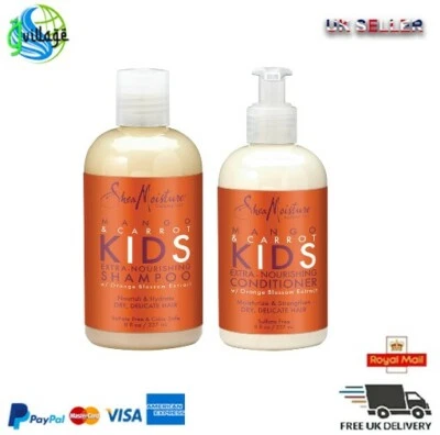Shea Moisture Mangue & Carotte Enfants Extra-Nourishing Shampooing & Après - Photo 1/4