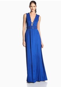 bcbg royal blue gown