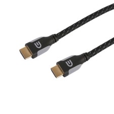 Commercial Electric 9 ft. Deluxe HDMI Cable, Black Braided