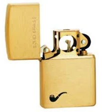 Genuine Solid Brass Pipe Lighter with Pipe Lighter Insert Zippo Lighter