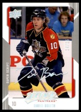 2008-09 UPPER DECK MVP SUPER SCRIPT DAVID BOOTH 24/25 FLORIDA PANTHERS #130