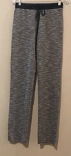 Frnch Lucy Paris Women’s Gray/Black Knit Tie Waist  Pants Size Medium Nwt