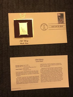 April 3 2003 Old Glory Envelope Stamped First Day Issue