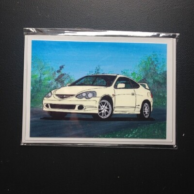 Honda Integra Type R flexibler klarer Kunststoff Kühlschrankmagnet 