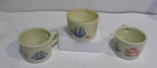 Old Spice Ship Grand Turk Salem 1786 Vintage Shaving Mug Shulton Lot of 2 plus 1