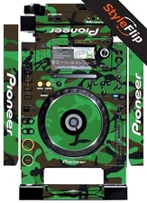 Pioneer CDJ-2000 Skin | Camo Green | Protective Decal | StyleFlip Skins
