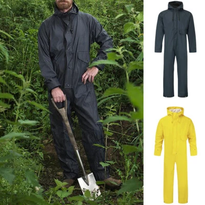Adults Fort Flex Windproof Waterproof Heavyduty Coverall Workwear All-in-One