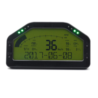 9in1 Race Dash Dashboard LCD Digital Gauge Waterproof Full Sensor Kit ...