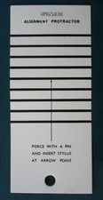 SME 3009 ALIGNMENT PROTRACTOR NOS BRAND NEW BRITISH MADE SME PRODUCT