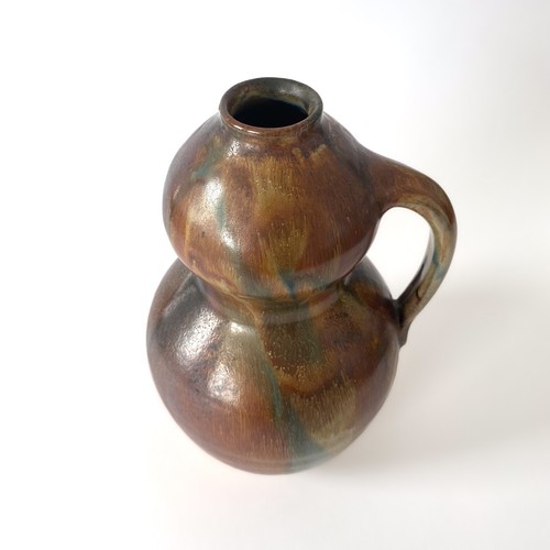 Vase Citrullus Colocynthis Ceramic Enamelled To Drips - Art Nouveau/Arts & - Picture 11 of 20
