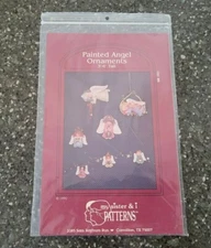 Painted Angel Ornaments Stuffed Fabric my sister & i Patterns UNCUT SR101