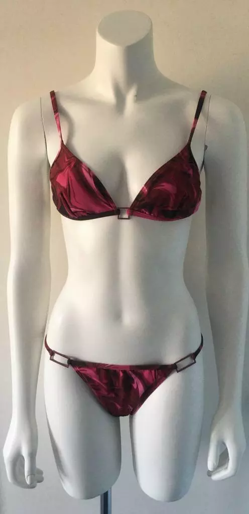 Gucci Museum Spring 1997 Runway Metal Logo G-String Bikini