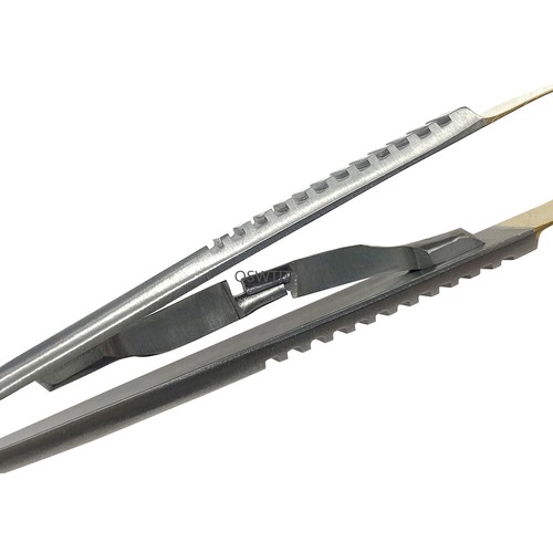 Stainless Steel Needle Holder Heavy Serrated Jaw Ophthalmic Surgical Instruments - Picture 9 of 20