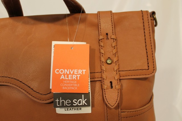 the sak heritage leather convertible backpack