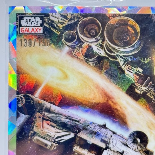 2023 Topps Chrome Star Wars Galaxy Flight of the Millennium Falcon Atomic /150 - Picture 6 of 11