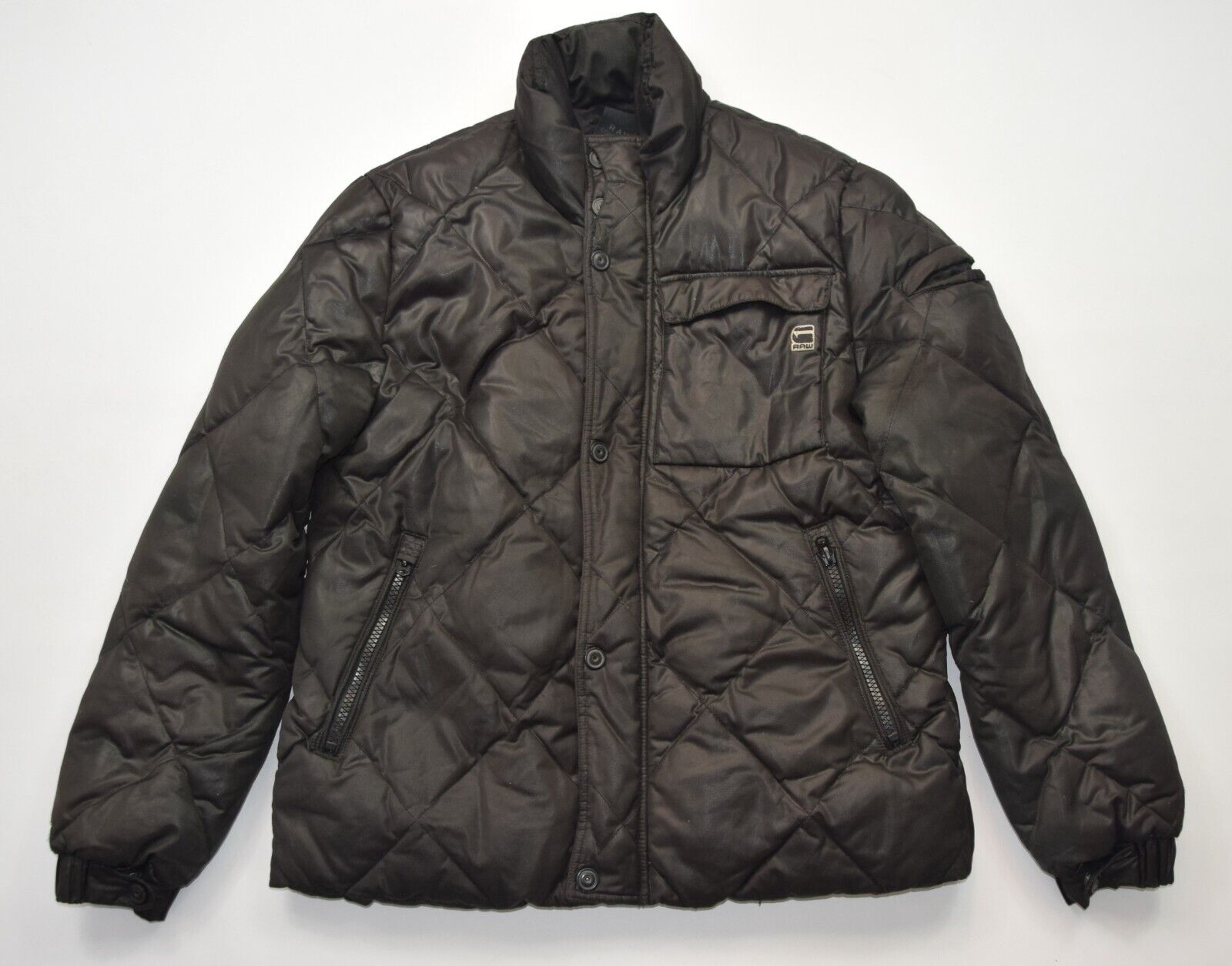 G-STAR RAW CORRECT LINE ASPEN DOWN BOMBER Jacket Mens Black Quilted size XL eBay