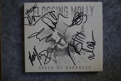 Flogging Molly - Speed of Darkness Digipack signed / autograph / signiert