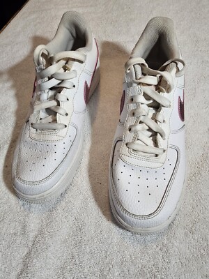 Nike Air Force 1 Low White Pink Foam Shoes CT3839-107 (GS)  Size 7Y