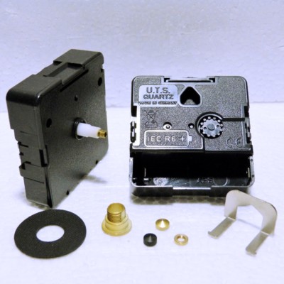 Movimento Orologio Tedesco UTS Euroshaft - Nero, Per Quadranti Spessi 2-4mm, Albero 13mm, Batteria AA Non Inclusa - Foto 7