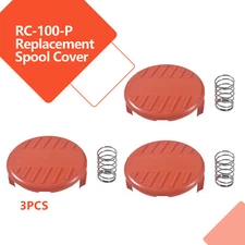 3 Pack Spool Cap Spring 385022-03 for Black & Decker AFS Trimmers Replacement