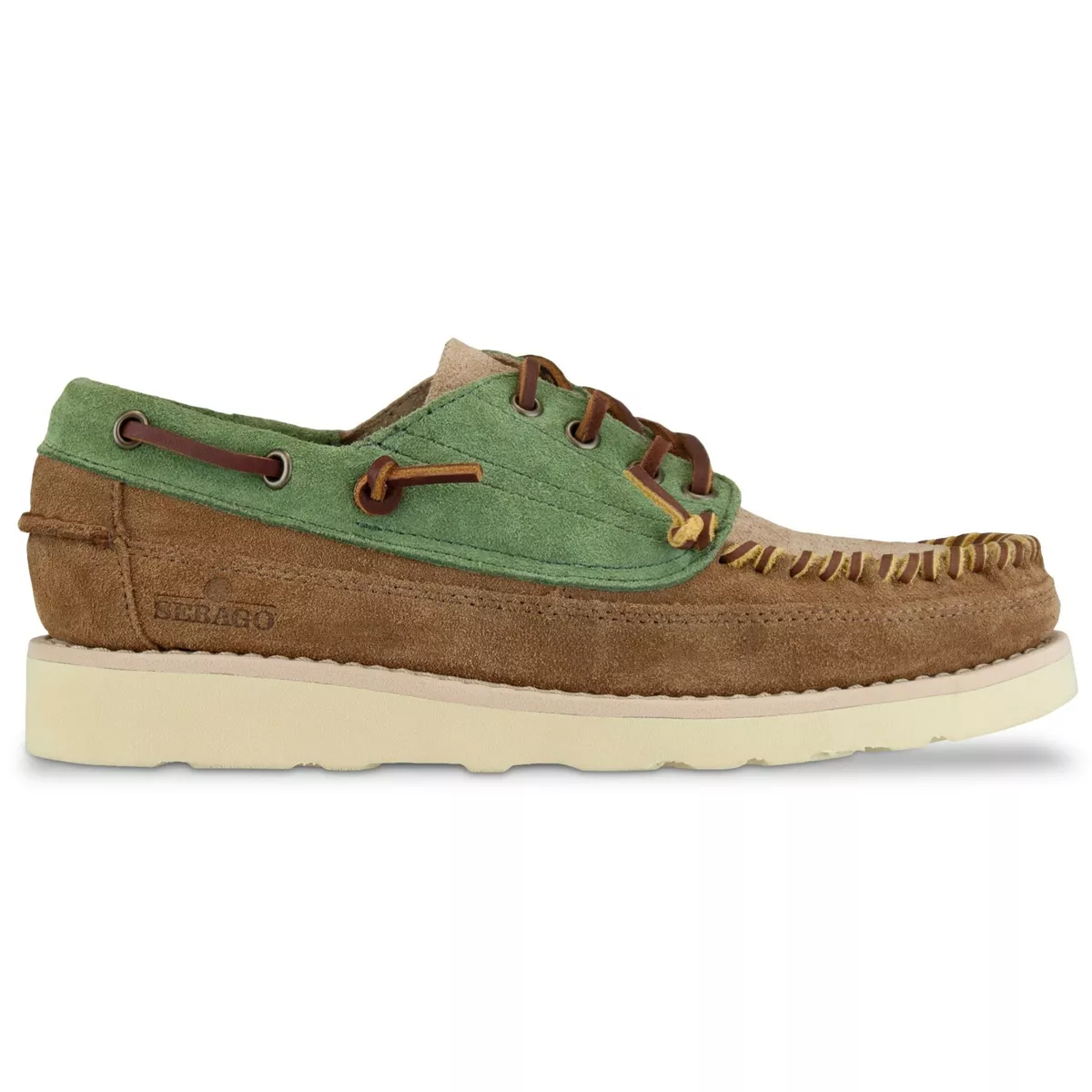 Sebago Shoes Sebago Campsides Cayuga Moccasin Suede Shoe Brown