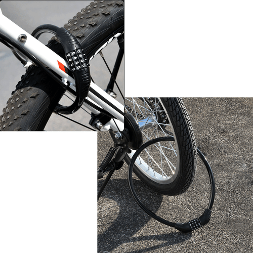 High Strength Combination Scooter Bike Lock Cable 4-Digit Passwords - Picture 7 of 8