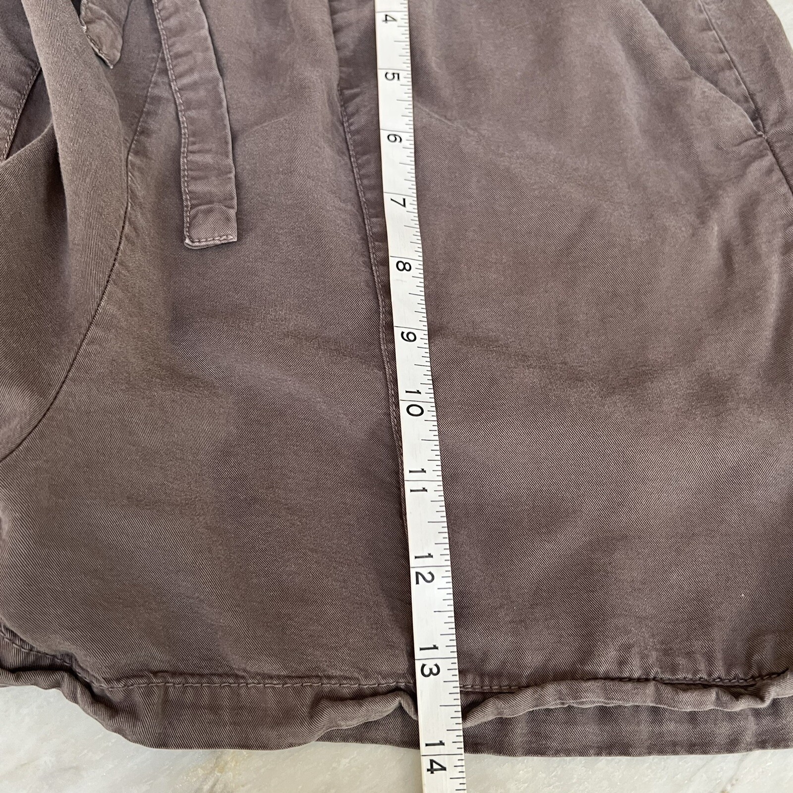 Pull & Bear brown drawstring ruched stretch waist… - image 6
