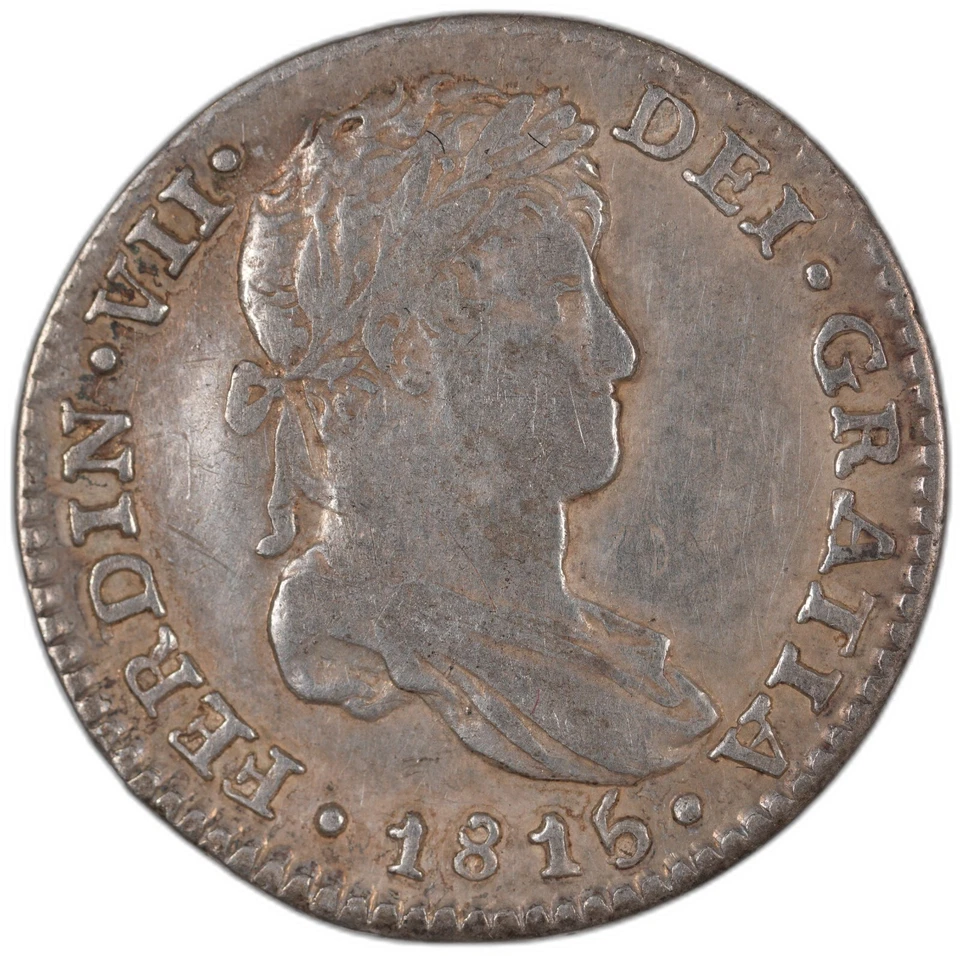 Mexico - 1 Real - 1815 (Mo JJ) - Ferdinand VII - Silver .903 - Image 2 of 2