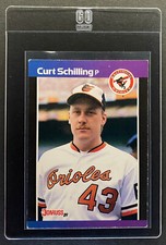 1989 Donruss Curt Shilling Rookie Card RC/ Error No 