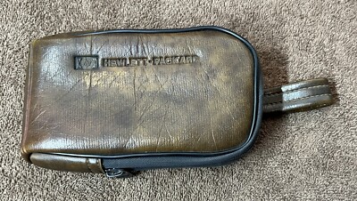 Vintage 1970's HP Hewlett Packard HP Brown Vinyl Case - FREE SHIPPING