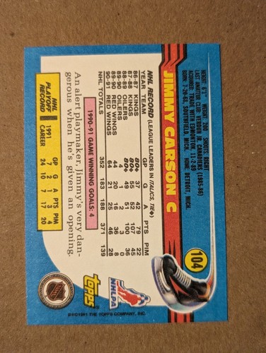 1991 Topps Excellent Condition - Pick Your Cards - Picture 152 of 500