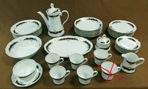 Bavaria Geschirr- & Tafelservice-Komplettsets aus Porzellan