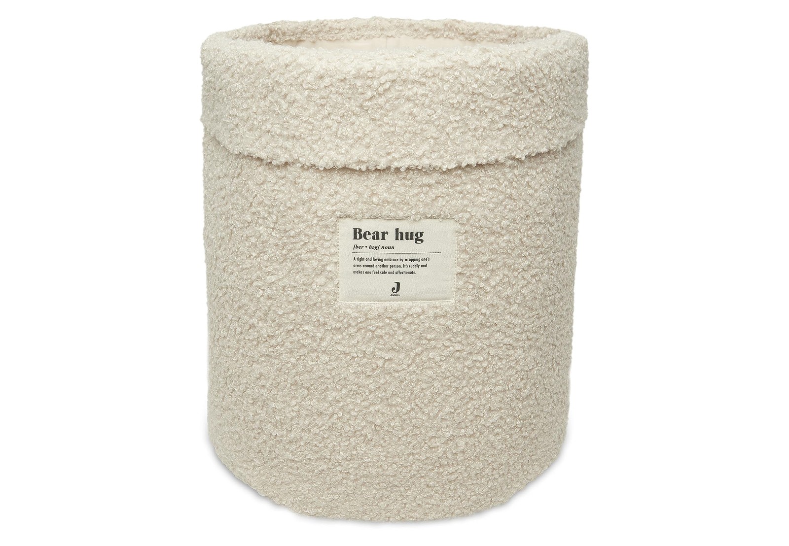Panier de rangement rond boucle boite stockage plateau naturel