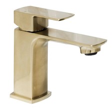 Vesu Basin Mixer - Brushed Brass