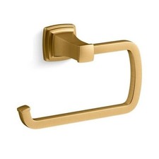 Kohler K-27412-2MB Riff 10" Towel Ring, Vibrant Brushed Moderne Brass