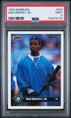 1993 Donruss - Ken Griffey Jr #553 - PSA 9 - Seattle Mariners