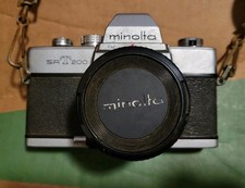 Minolta SRT 200 SLR 35mm Film Camera W/ Rokkor-X 45mm 1:2 Lens Read