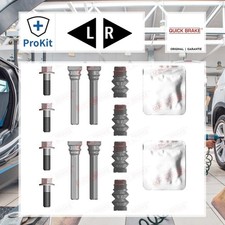2x ORIGINAL® Quick Brake Führungshülsensatz, Bremssattel Vorne, Hinten