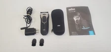 Braun S3 5412 Cordless Rechargeable Electric Razor Shaver W/Charger Storage Case