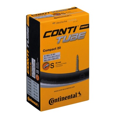 Continental Fahrrad Schlauch Compact 20 20x1'' 1/4-1.75'' 42mm Prestaventil