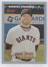 2016 Topps Heritage Minor League Edition Blue 32/99 Sam Coonrod Samuel #24 0b0