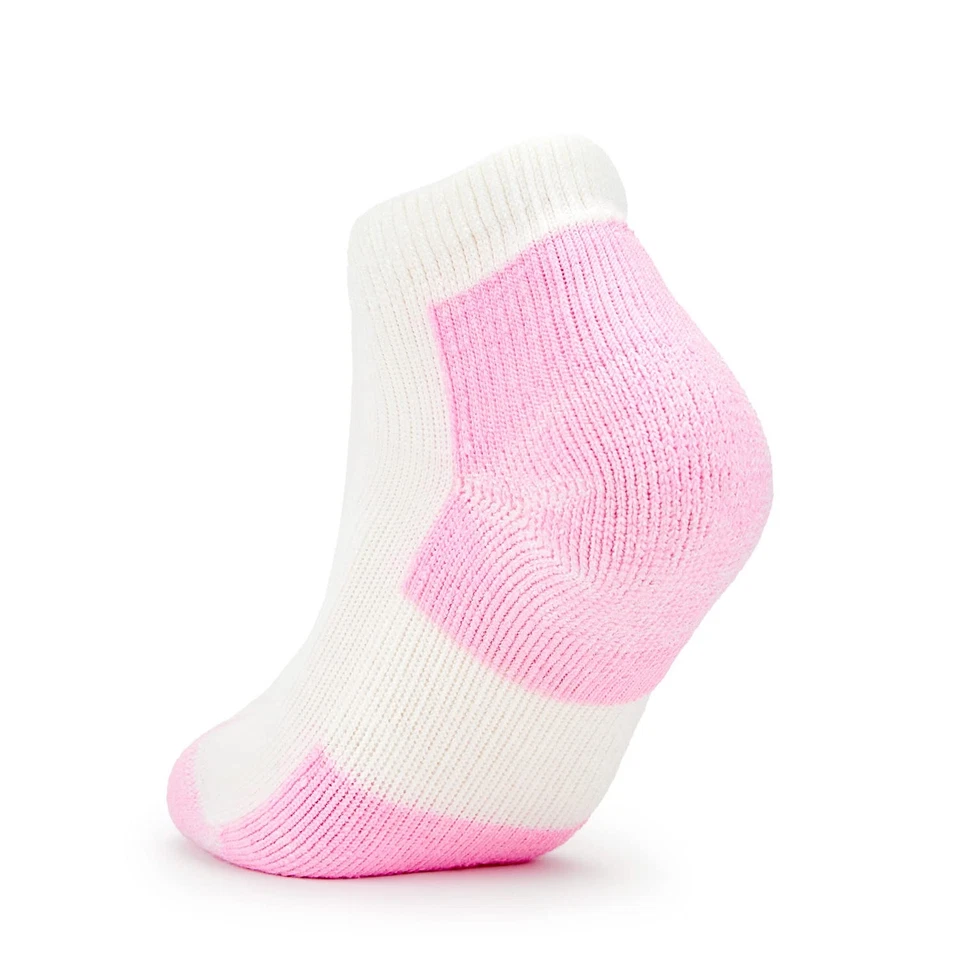 Womens Dwmxw Max Cushion Distance Ankle Walking Socks, Pink (6 Pairs), Medium US - Image 4 of 4