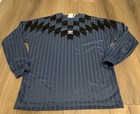Adidas Goalkeeper Jersey Small Blue Black Striped — photo 1