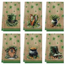 St. Patrick's Day Kitchen Towels 18x26 Inch Vintage Kitchen Dish Towels Hand Tow
