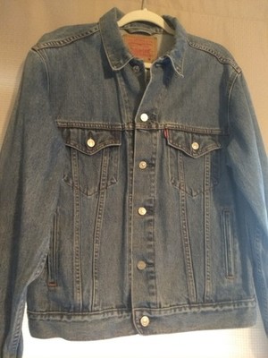 Levi's Jean Jacket Mens sz. M Medium Standard Trucker Quality Blue Denim Vintage